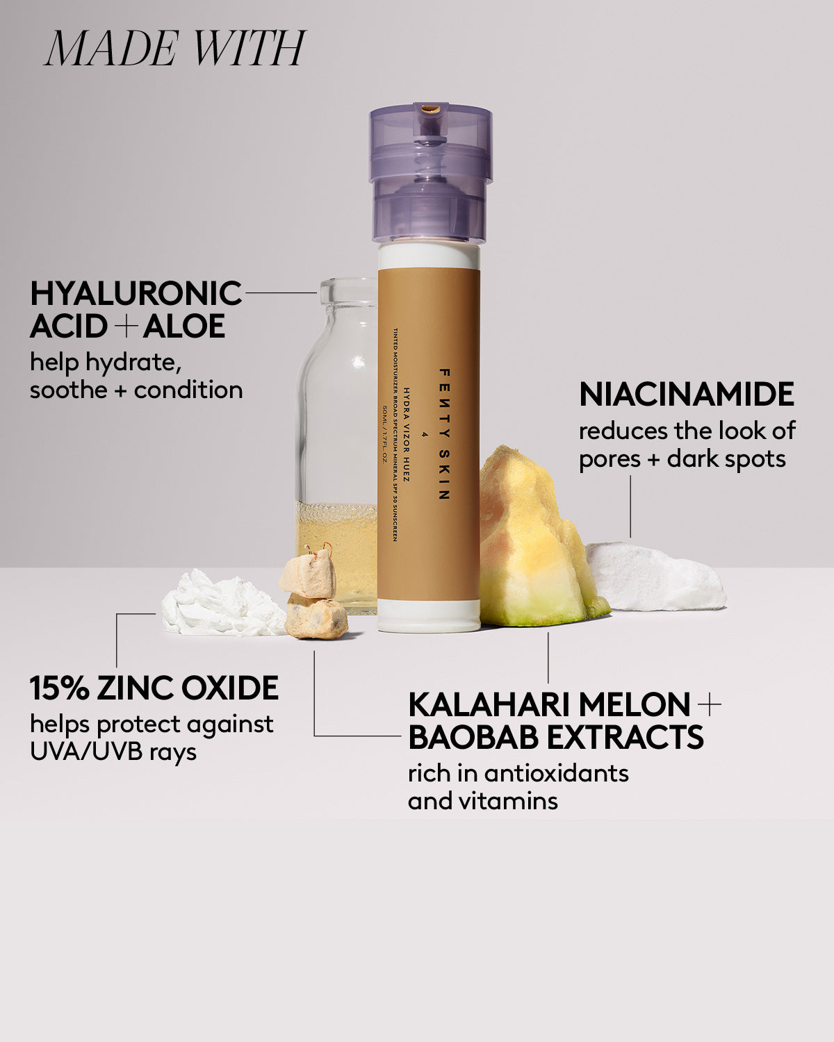 Hydra Vizor Huez Tinted Moisturizer Broad Spectrum Mineral SPF 30 Sunscreen Refill ?? 9 - Image 8